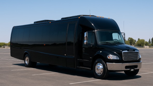 Exterior of Charter Bus Company Elmhurst's 15 Passenger Minibus in Elmhurst