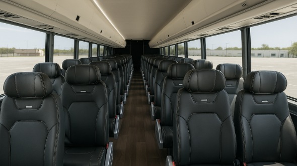 elmhurst 18 passenger minibus inside