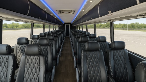 elmhurst 56 passenger charter bus rental