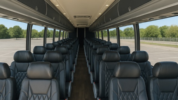 elmhurst 56 passenger charter bus