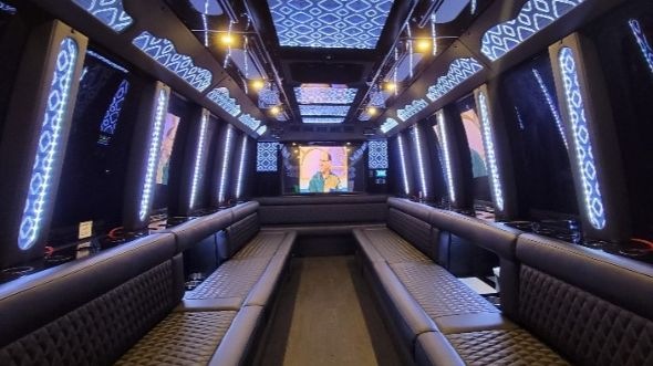 elmhurst party bus rental inside