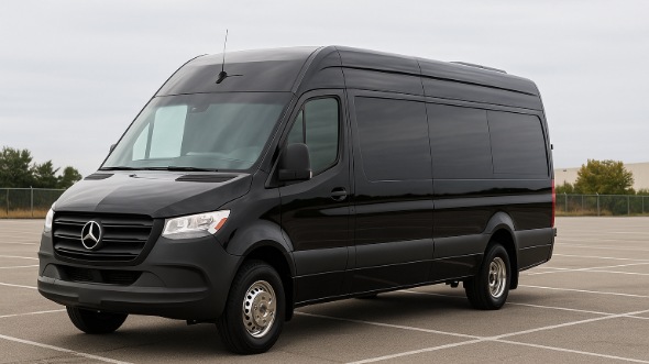 Exterior of Charter Bus Company Elmhurst's Sprinter Limo in Elmhurst